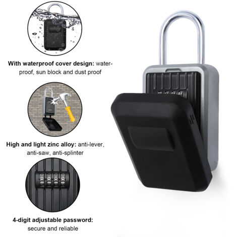 Nrs Healthcare Keyguard Coffre-Fort Clés Numérique XL - Approuvé Police - 12 Boutons - 160x95x56mm