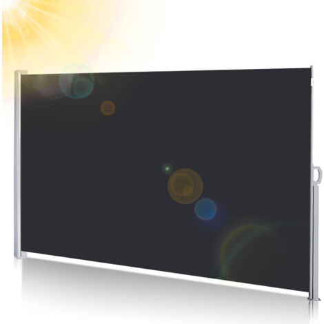 Iiaky Seitenmarkise 200x500 Cm - Ausziehbarer Sichtschutz Für Balkon & Terrasse
