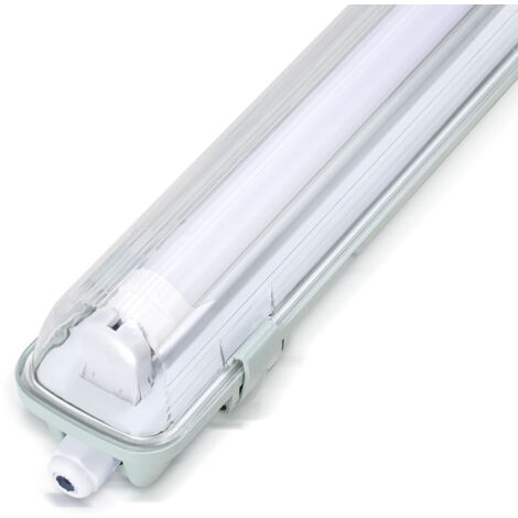 Led Leuchtstoffröhre LED Feuchtraumleuchte 60/120/150cm Röhre Wannenleuchte Keller Garage Lampe DE EB Led Feuchtraumleuchte 150cm