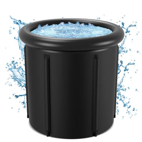 Tectake Eisbadewanne Mit Abdeckung - 90x75cm Faltbar Für Kältetherapie