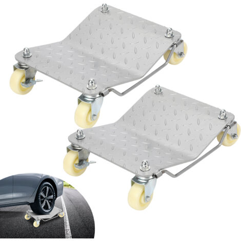 Rangierroller 2041 Kg Tragkraft – 14 Feste Rollen, 4 Mm Stahl, Für PKW, SUV, LKW, Mit Tragegriff