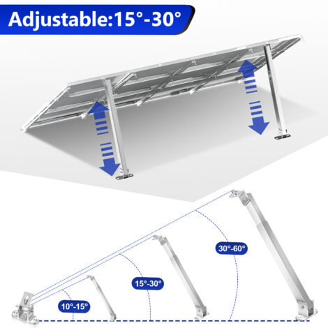 Solarmodul Halterung Aluminium Solarpanel Halterung Produktbild-Vorschau 4