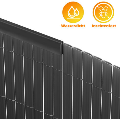 AEREY Balkon Sichtschutz 80x900cm – Wind- Und Blickschutz Mit Ösen, In Taupe, Einfach Montiert