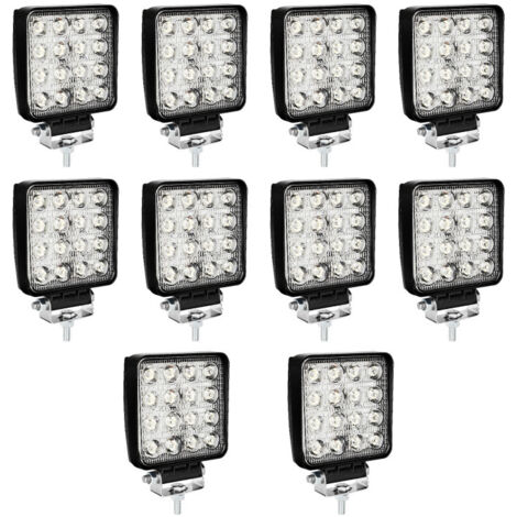4ER ARBEITSSCHEINWERFER 48W LED Offroad Scheinwerfer Traktor Bagger SUV