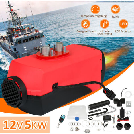 VEVOR Standheizung Diesel 5KW, 12V Diesel Lufterhitzer, 10 L Diesel