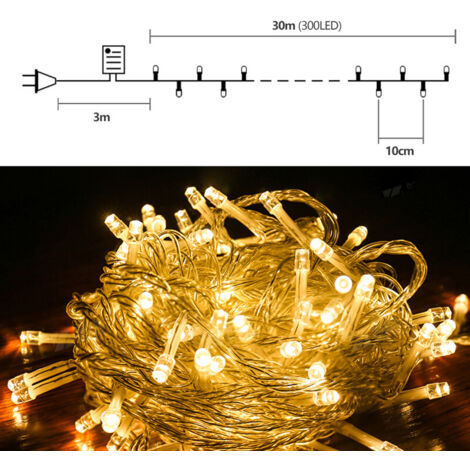 Lichtervorhang Mit 200 LEDs – 2x2 Meter, USB, 8 Lichtmodi + Fernbedienung