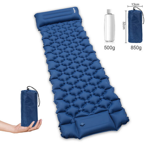 Neu 192 x 60 cm Luftbett Camping Isomatte aufblasbare Schlafmatte Ultraleicht 