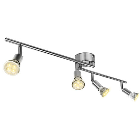 LED Deckenleuchte GU10 Strahler Flurlampe Küchen 4-Flammig  Spot-Leuchte 