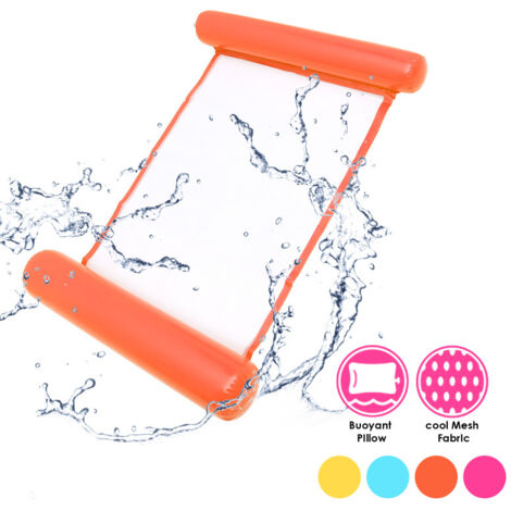 Aufblasbares Schwimmbett 4-in-1 - Wasserhängematte Für Pool, Strand Und See