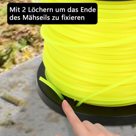Produktbild von Mähfaden Nylon 2,0mm X 126m Gelb Rund - Für Alle Motorsensen & Freischneider