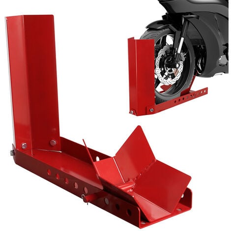 BITUXX® Motorrad Montageständer Motorradwippe vorn Motorradständer Wippe  Transportständer Vorderrad Blau : : Auto & Motorrad