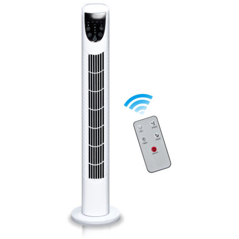 Ventilateur Tour Sur Pied Vornado Tower L - Télécommande, 5 Vitesses, Timer - Noir - Neuf