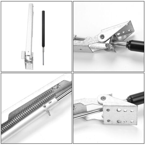 Alu Teleskop-Fensterhaken 30-60 Cm - Verstellbarer Dachlukenhaken Für Hohe Fenster