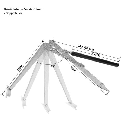 SWANEW Automatischer Fensteröffner ,Temperaturgesteuert bis 14 kg