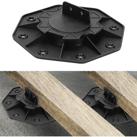 SWANEW Stelzenlager für Terrassendielen Außen aus WPC Holz