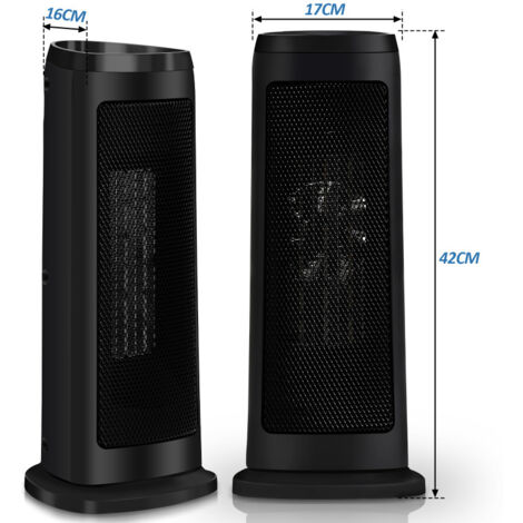 Ewt Square Heizlüfter Standgerät 2000W – 2 Heizstufen, Frostwächter, Lichtgrau Ewt Square Heizlüfter Standgerät 2000W – 2 Heizstufen, Frostwächter, Lichtgrau