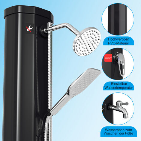 Thomas Liebold Solardusche Camping 10 Liter - Wasser Erwärmt Bis 50°C | Ideal Für Garten & Camping