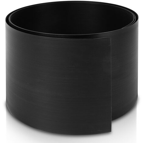Sichtschutzstreifen Für Doppelstabmattenzaun – Anthrazit, 2,5m X 19cm, 10 Stück, UV-beständig