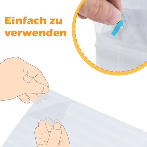 MBLUE Sonnenschutznetz 3x4 Meter – Grün-weiß Gestreift, 80% UV-Schutz, PE-Material