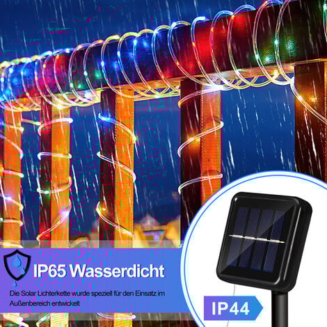 Solar Lichtschlauch LED Lichterschlauch Lichterkette Außen
