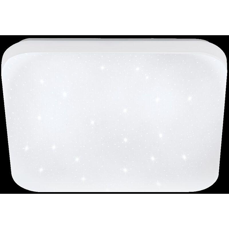 Eglo 75472 Glitzereffekt H:5,5cm Deckenleuchte LED mit FRANIA-S weiß L:22cm B:22cm