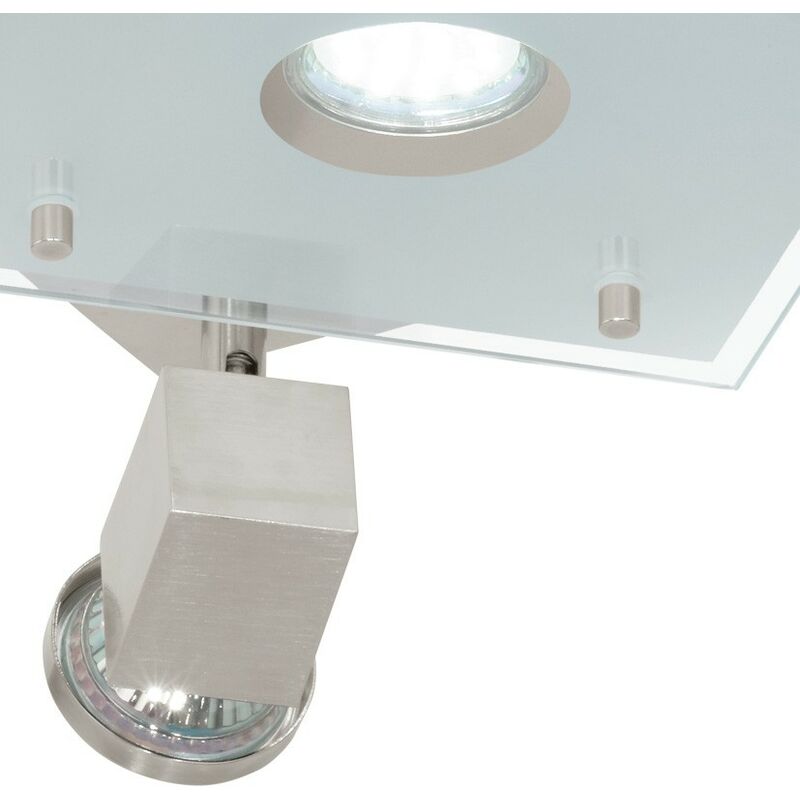 Eglo 93084 Deckenleuchte LED PAWEDO nickel-matt, GU10 max. 5X3W 