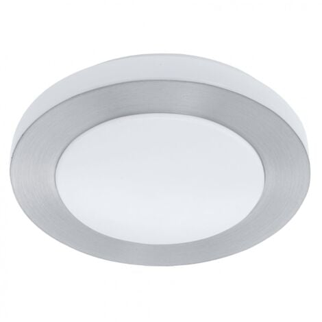 Eglo 94967 Badezimmerleuchte LED Carpi in weiß, alu-gebürstet und weiß 11W  Ø 30cm