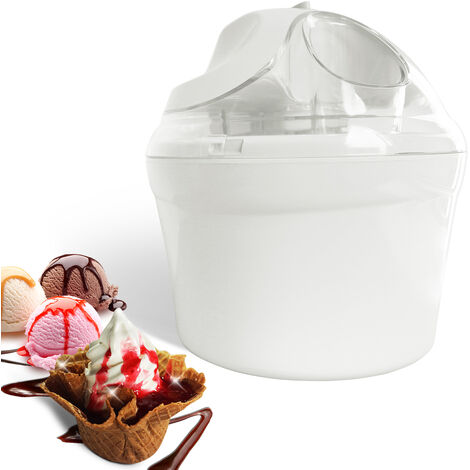 Domaier Macchina Per Fare Yogurt Freddo, Gelatiera, Bianco, Potenza: 12 W,  Dimensioni della ciotola: 20 x