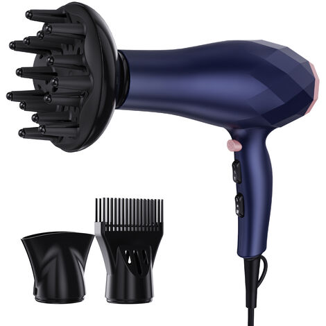 Pretfy Professional Hair Dryer Negative Ion Blow Dryer 2 Speed and 3 Heat Setting