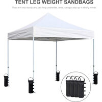 Weight Bags Gazebo Tent Leg Sandbags Weighted Base Outdoor Camping Tent Sand Bag Windproof Tents Fixed Sandbag