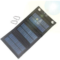 Foldable Solar Charger With USB Port Portable Solar Panel Waterproof Compact Solar Power Phone Charger - Type 1