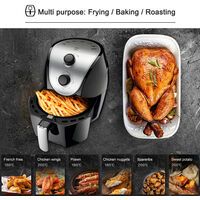 Air Fryer 1500W 4.8L Electric Hot Air Fryers Oven Oil Free Nonstick Cooker Knob Control Air Fryer