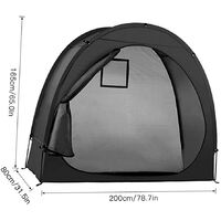 Bike Tent Bike Storage Shed 190T Bicycle Storage Shed With Window Design For Outdoors Camping