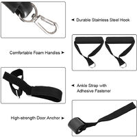 (16pcs) Resistance Bands Set Exercise Resistance Bands with Handle Set,Stretch Fitness Bands for Home Gym