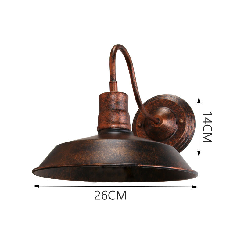 Retro Antique Wall Sconce Iron Wrought Metal Wall Light Creative