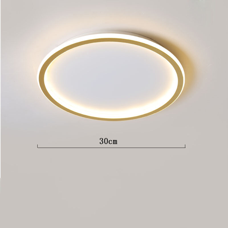 22" Modern Dimmable LED Light Flush Mount Ceiling Lamp Fixture Remote - View #12
