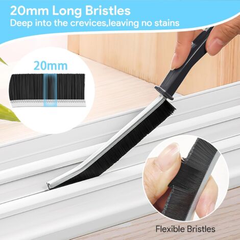 Bendable Multifunctional Cleaning Brush, Curved Crevice Cleaning Brush,  Creativity Crevice Brush Dead Corners Dusting Brush, Hard Bristle Crevice