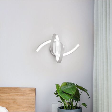 Led Wall Lights Modern Acrylic Wall Light Creative Indoor Wall Sconce White For Bedroom, Living Room 220V Cold White