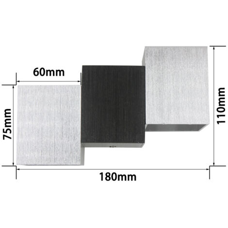 Led Modern Wall Light Up Down Wall Lights Modern Wall Sconce For Living Room Bedroom Store Living Room Hotel Bar, 6W Cold White