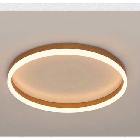 Led Ceiling Light Gold, Φ30CM Round Ceiling Lamp Minimalist Modern Ceiling Light For Kitchen, Hallway, Office, Porch Warm White