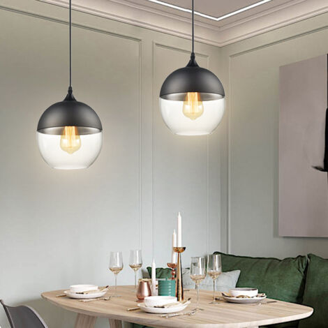 Modern Pendant Light Industrial Vintage Chandelier Glass Creative Hanging Lamp Retro Ceiling Light For Living Room Kitchen