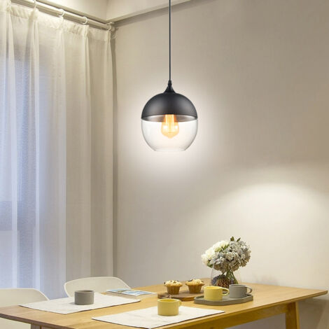 Modern Pendant Light Industrial Vintage Chandelier Glass Creative Hanging Lamp Retro Ceiling Light For Living Room Kitchen