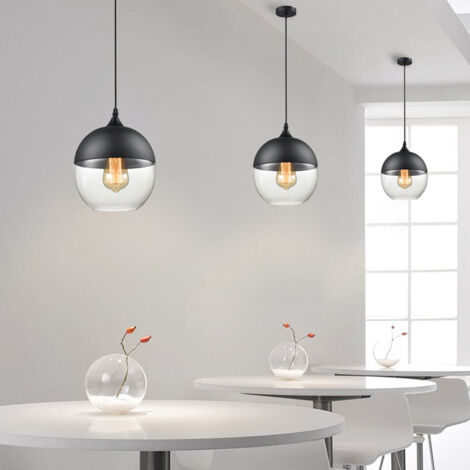 Modern Pendant Light Industrial Vintage Chandelier Glass Creative Hanging Lamp Retro Ceiling Light For Living Room Kitchen