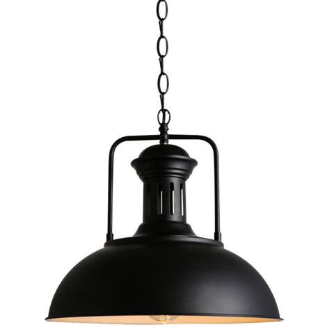Ø330MM Creative Metal Ceiling Light Black Retro Industrial Pendant Lights Vintage Nostalgic Pendant Lights