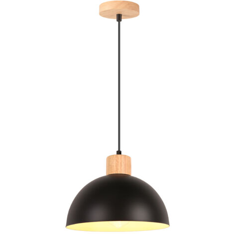 Vintage Metal Ceiling Light Black Modern Indoor Pendant Light Simple Pendant Lights E27 For Bedroom Bar Kitchen (1/5)