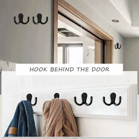 Retro Wall Hooks Hangers Door Wall Mounted Coat Hooks with Screws