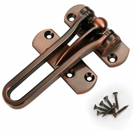 NORCKS Front Door Swing Bar Door Restrictors, Zinc Alloy Security Chain ...