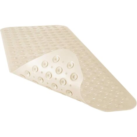 Norcks Bath Mat With 200 Suction Cups Non-Slip Shower Mat 100 X 40 CM Beige