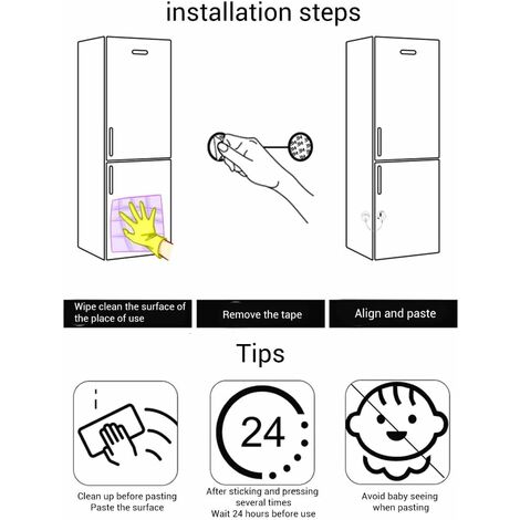 Password Fridge Lock Children Safety Refrigerator Lock Adults Safety Fridge  Locks 2PCS Cupboard Lock with 3M Strong Adhesive for Drawer Fridge Freezer