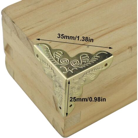 NORCKS 24 Pcs Metal Furniture Corners ...